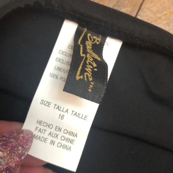 Vintage 90s Deadstock JCPenney Beach Native plus tankini & skirt swimsuit set - Picture 7 of 8